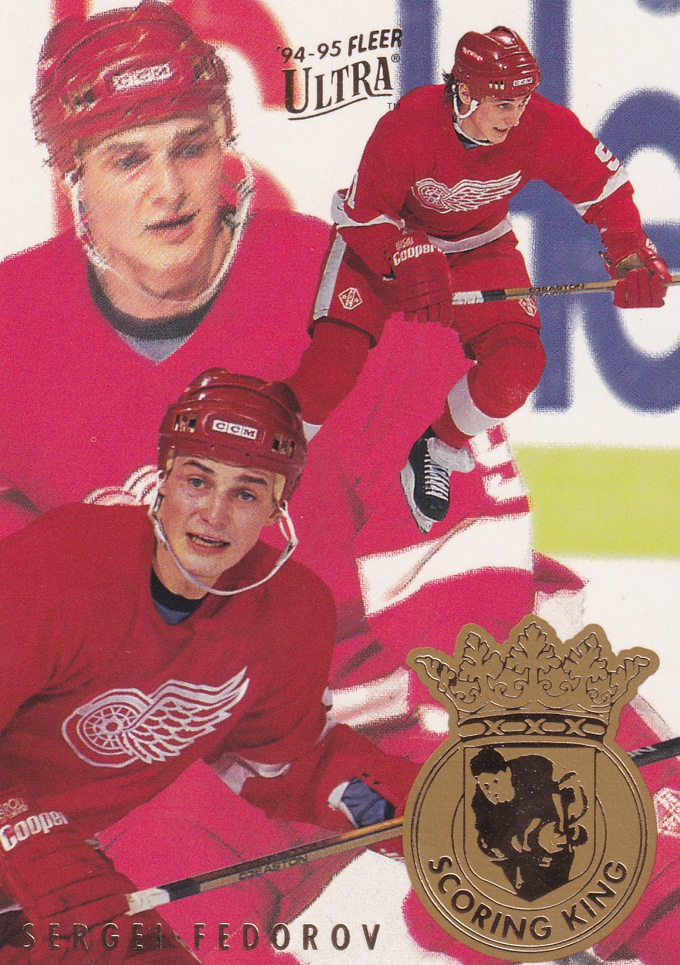 Sergei Fedorov - 1994/95 Fleer Ultra Hockey - Scoring King - #2 of 7