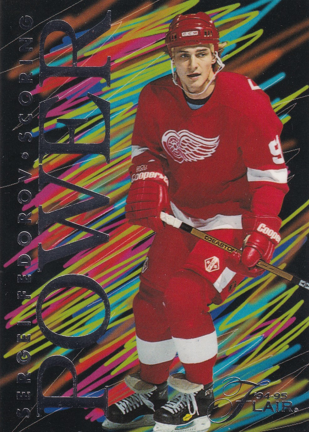 Sergei Fedorov - 1994/95 Flair Hockey - Scoring Power - 3 of 10