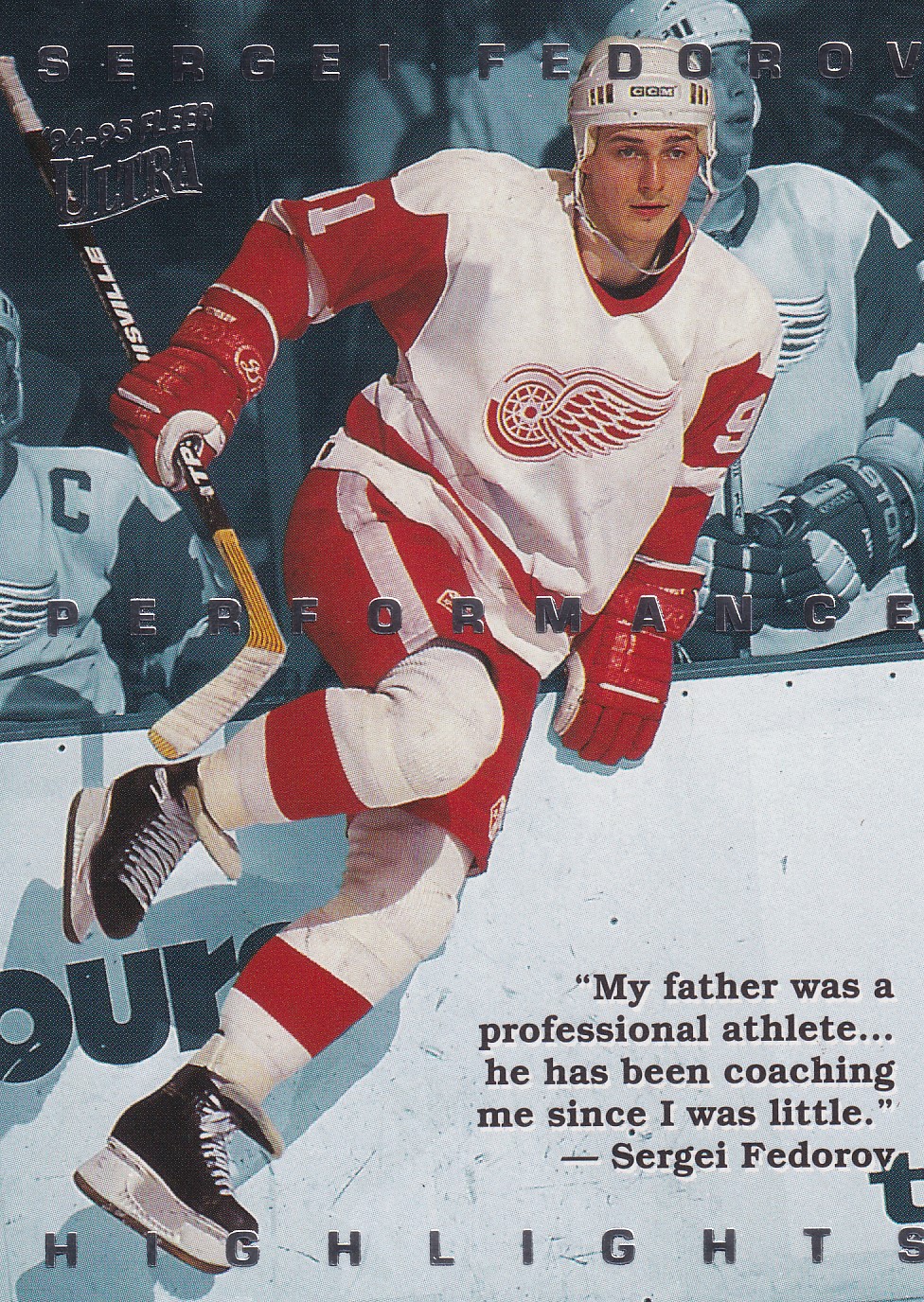 Sergei Fedorov - 1994/95 Fleer Ultra Hockey - Performance Highlights - #2