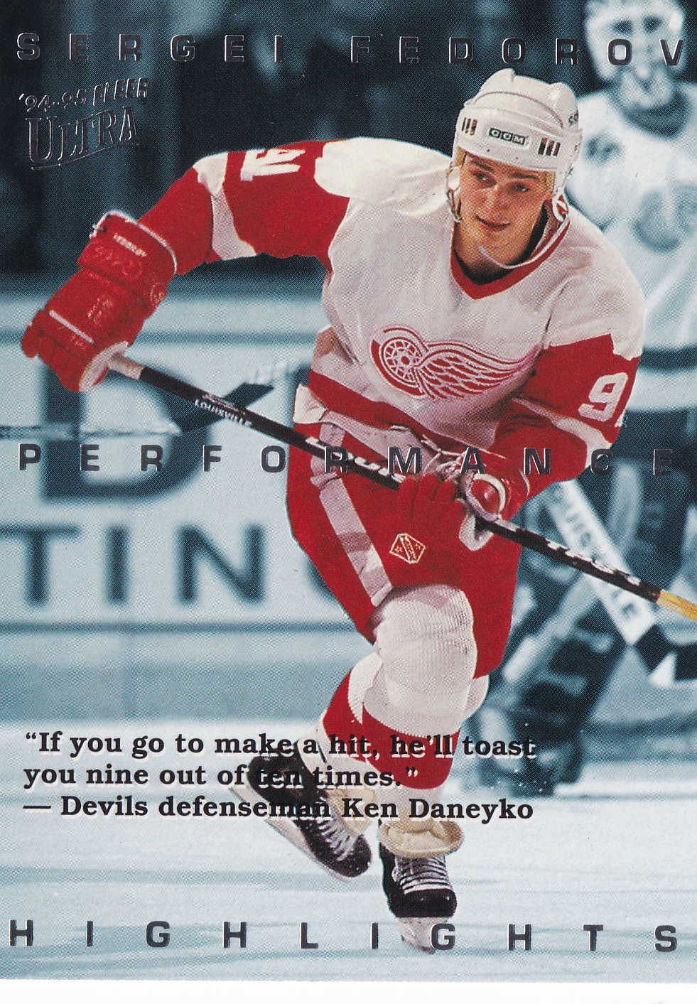 Sergei Fedorov - 1994/95 Fleer Ultra Hockey - Performance Highlights - #7