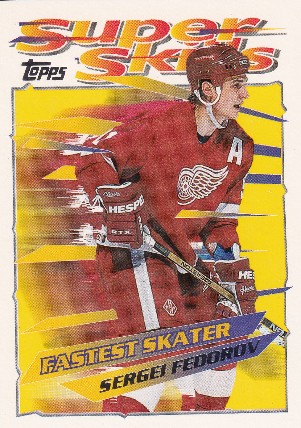 Sergei Fedorov - 1995/96 Topps Hockey - Super Skills - #34