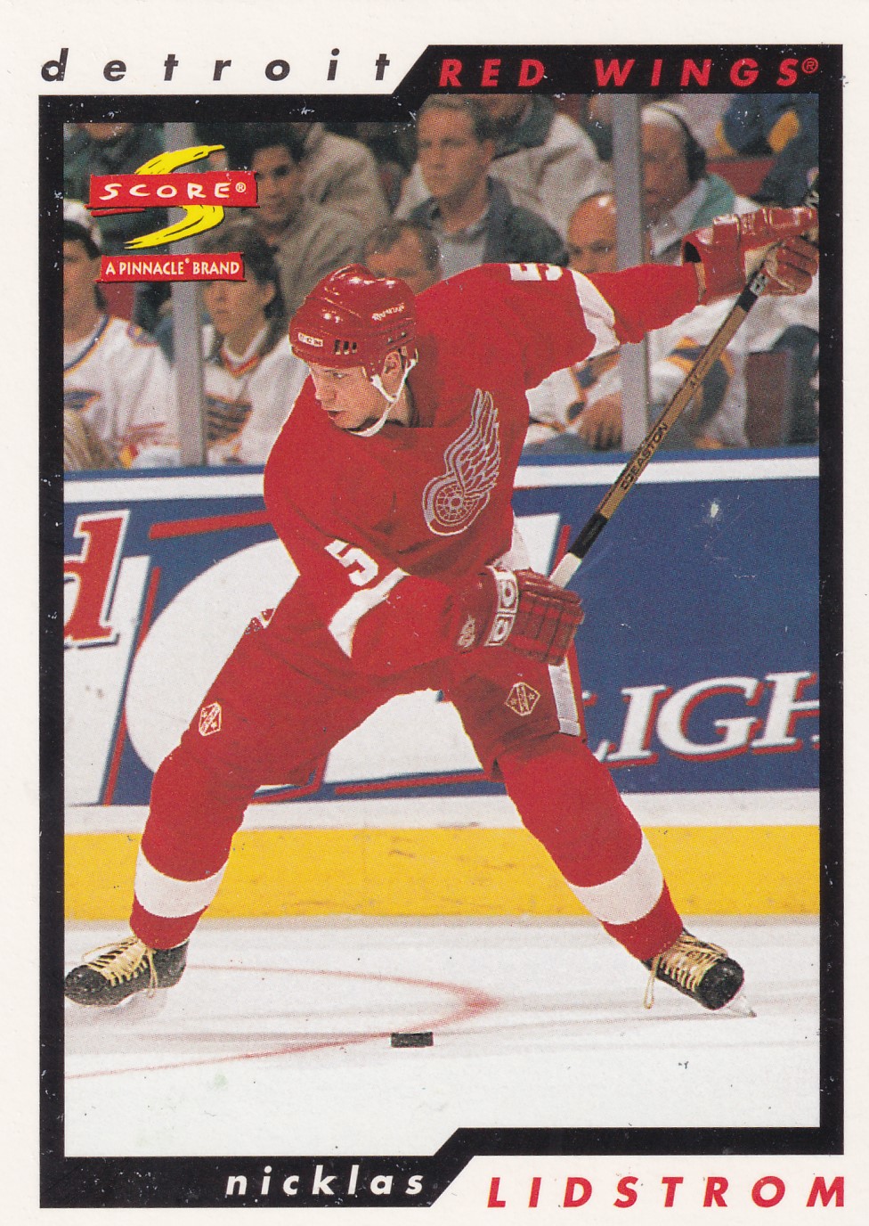 Nicklas Lidstrom - 1996/97 Pinnacle Score Hockey - #176
