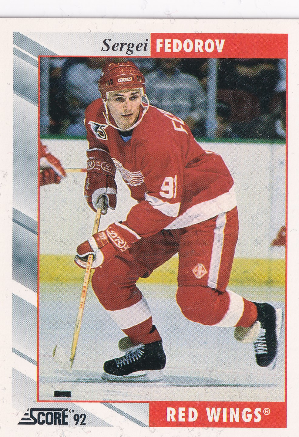 Sergei Fedorov - 1992/93 Score Hockey - #252