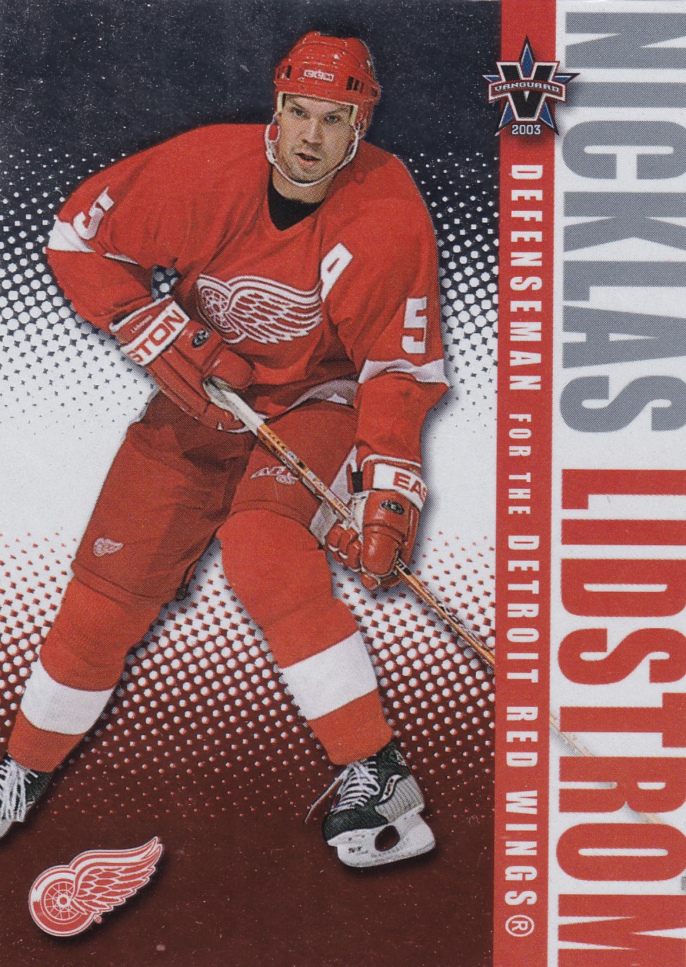 Nicklas Lidstrom - 2002/03 Pacific Vanguard Hockey - #38