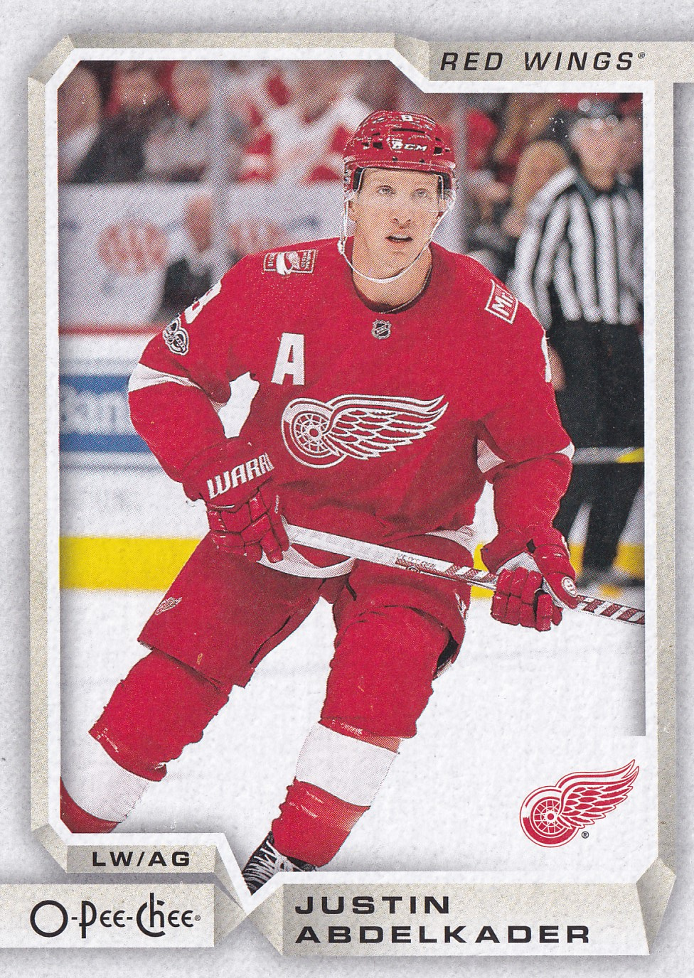 Justin Abdelkader - 2018/19 O-Pee-Chee Hockey - #406