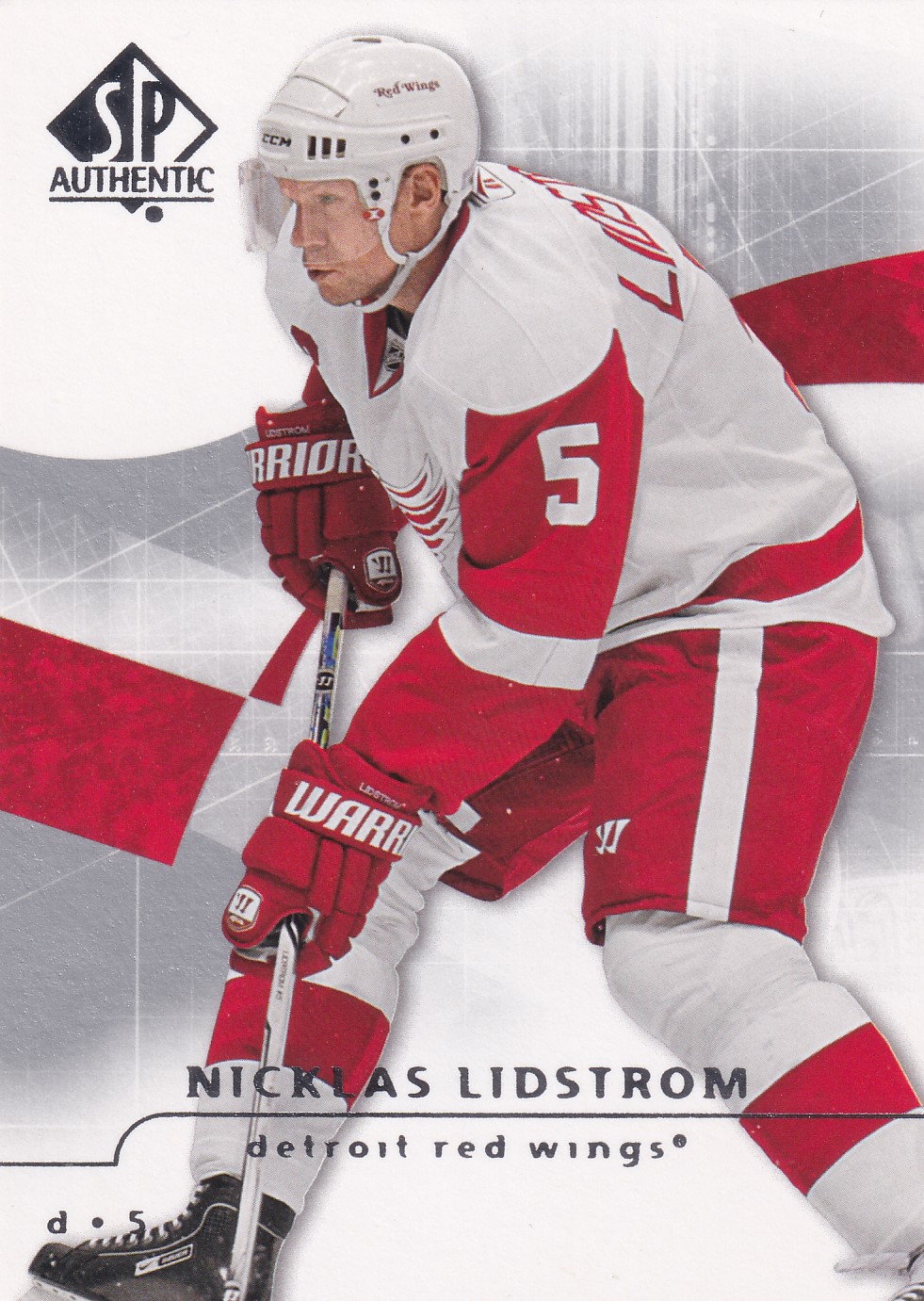 Nicklas Lidstrom - 2008/09 SP Authentic Hockey - #34