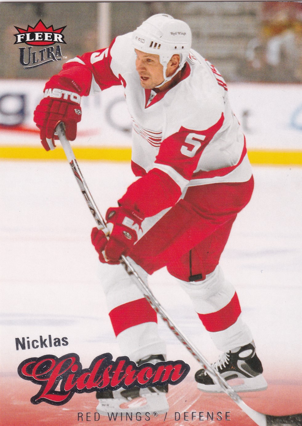 Nicklas Lidstrom - 2008/09 Fleer Ultra Hockey - #144