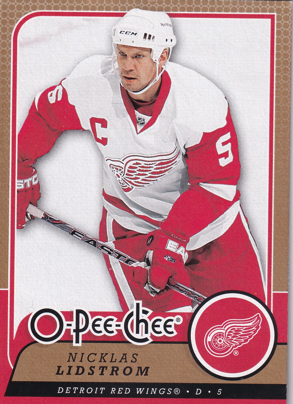 Nicklas Lidstrom - 2008/09 O-Pee-Chee Hockey - #131