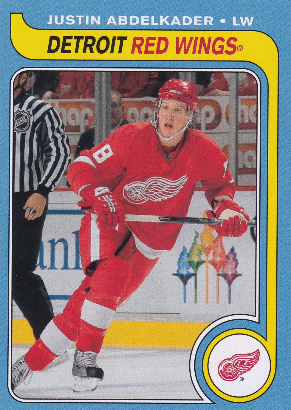 Justin Abdelkader - 2008/09 O-Pee-Chee Hockey - Retro - #534