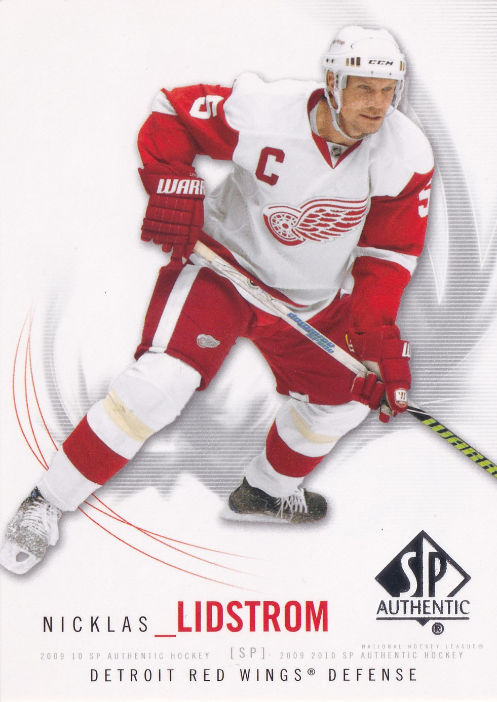 Nicklas Lidstrom - 2009/10 SP Authentic Hockey - #32