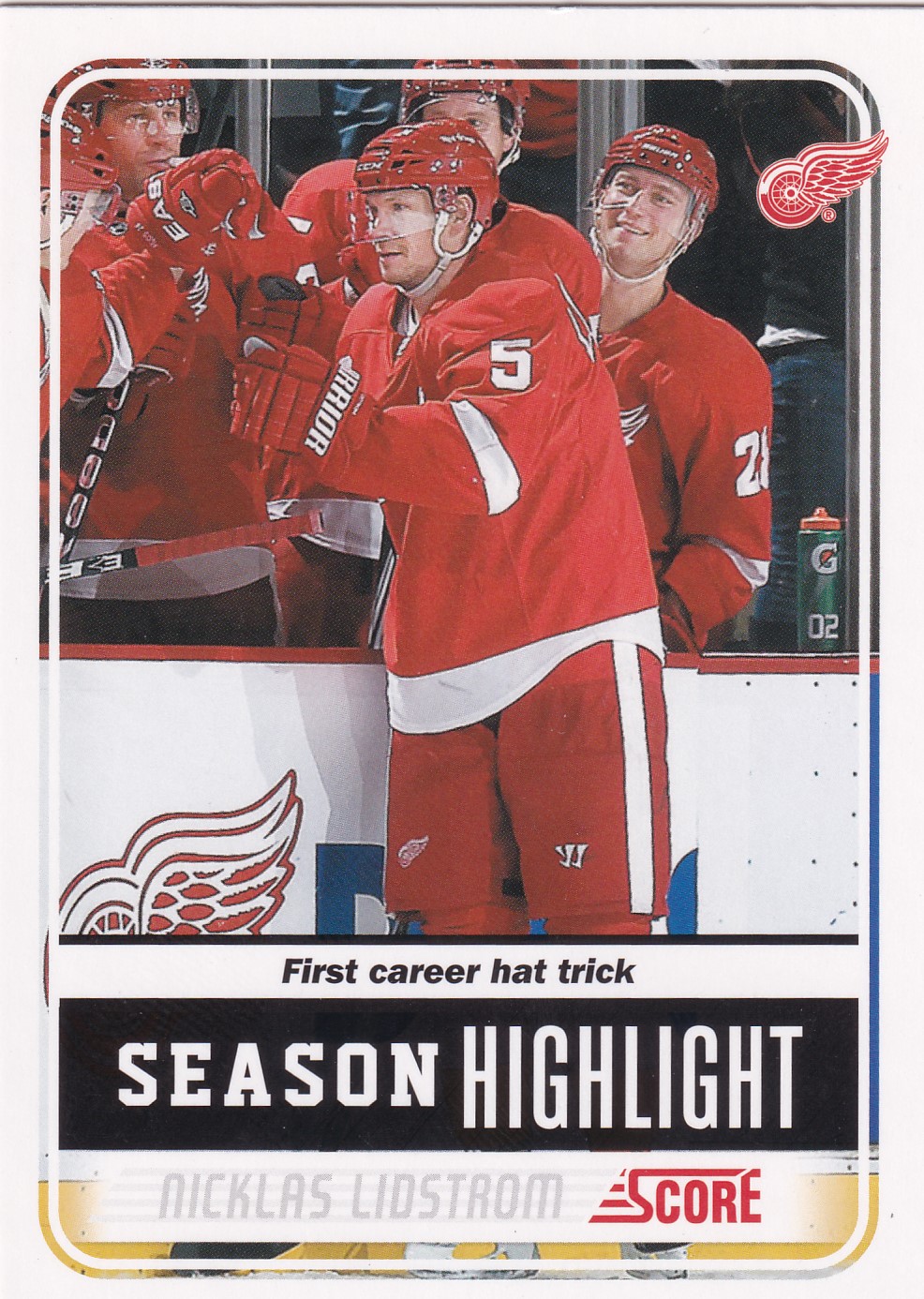 Nicklas Lidstrom - 2011/12 Score Hockey - Season Highlight - #7