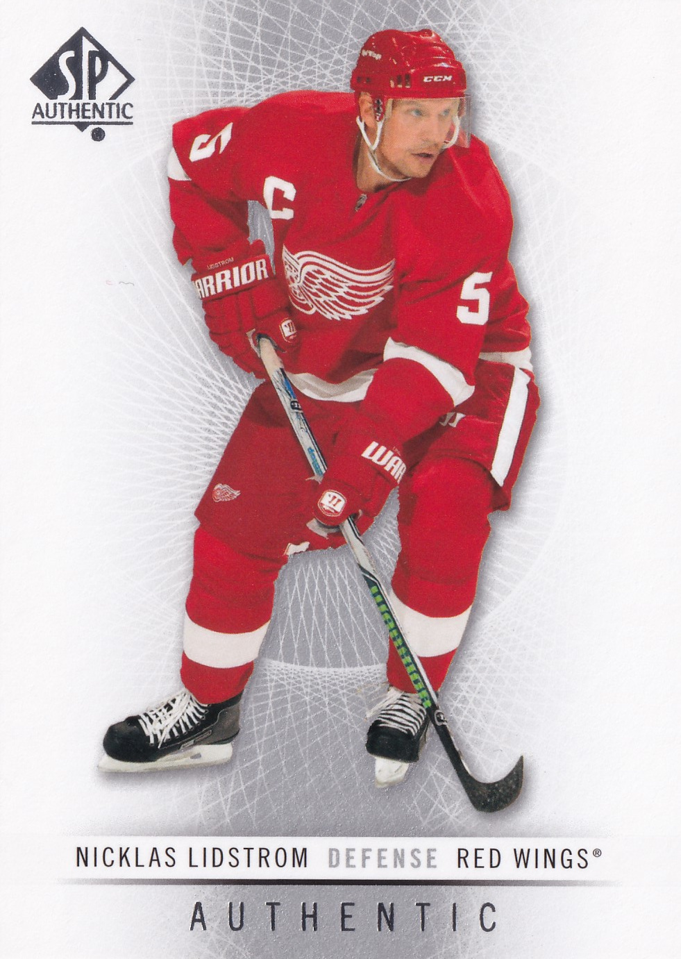 Nicklas Lidstrom - 2012/13 SP Authentic Hockey - #123