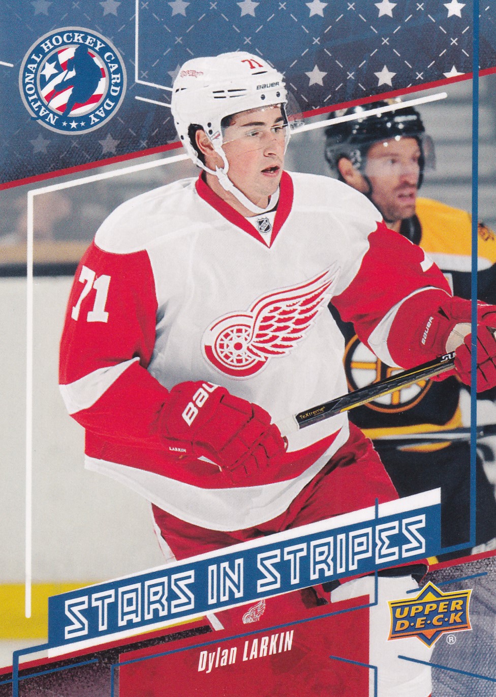 Dylan Larkin - 2016/17 National Hockey Card Day - Stars In Stripes - #USA6