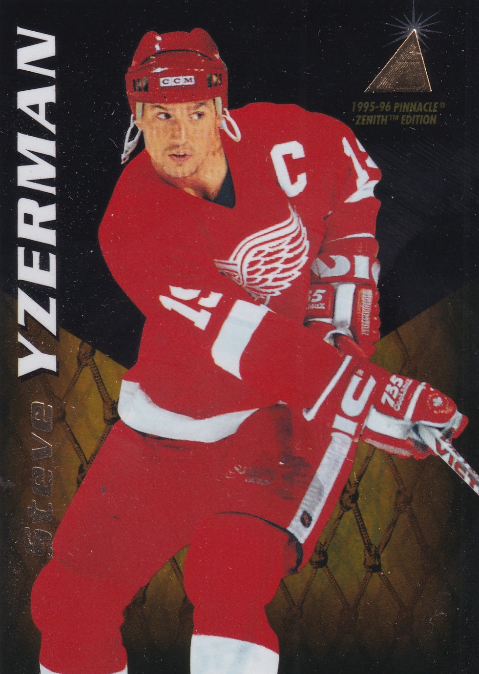Steve Yzerman - 1995/96 Pinnacle Zenith - #93