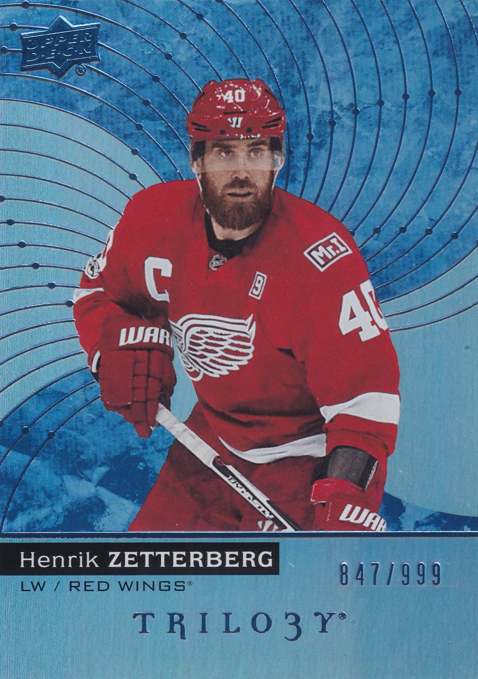 Henrik Zetterberg - 2017/18 Trilogy Hockey - Blue - #11