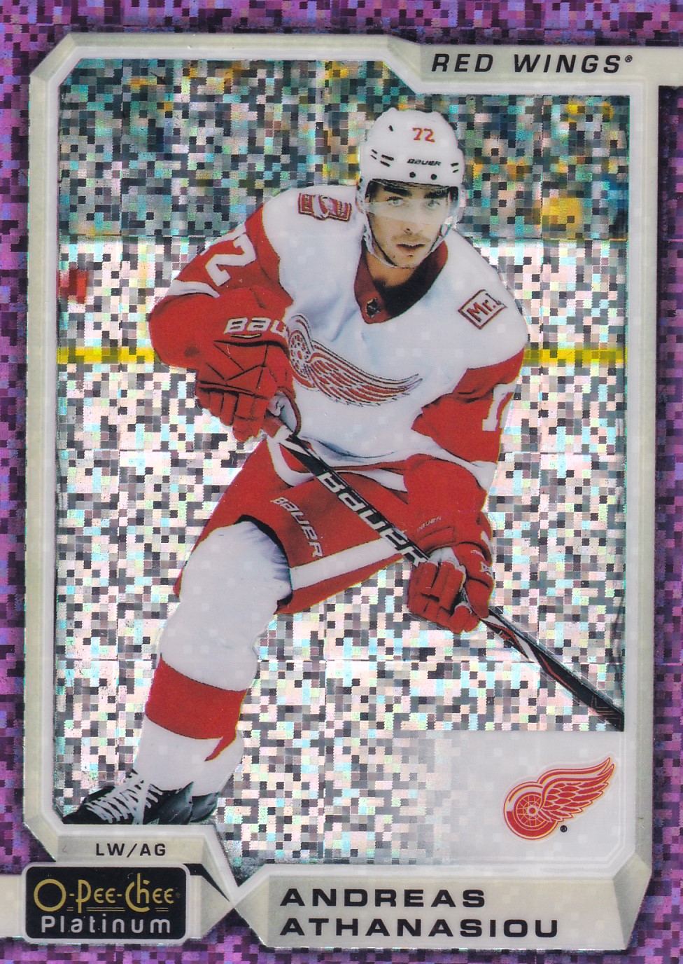 Andreas Athanasiou - 2018/19 OPC Platinum Hockey - Violet Pixels - #76