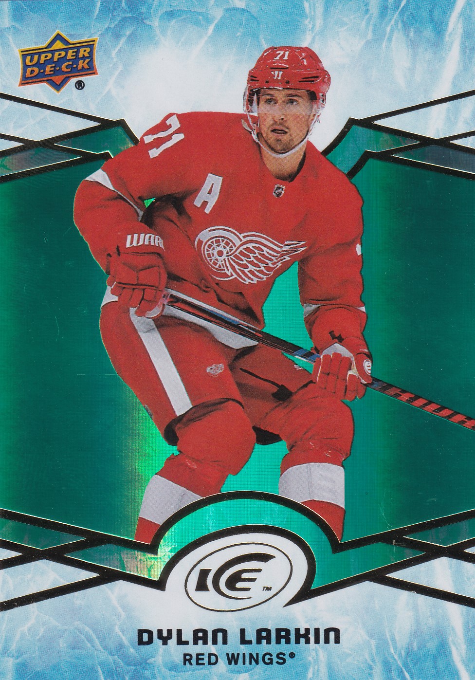 Dylan Larkin - 2018/19 UD Ice Hockey - Green - #50