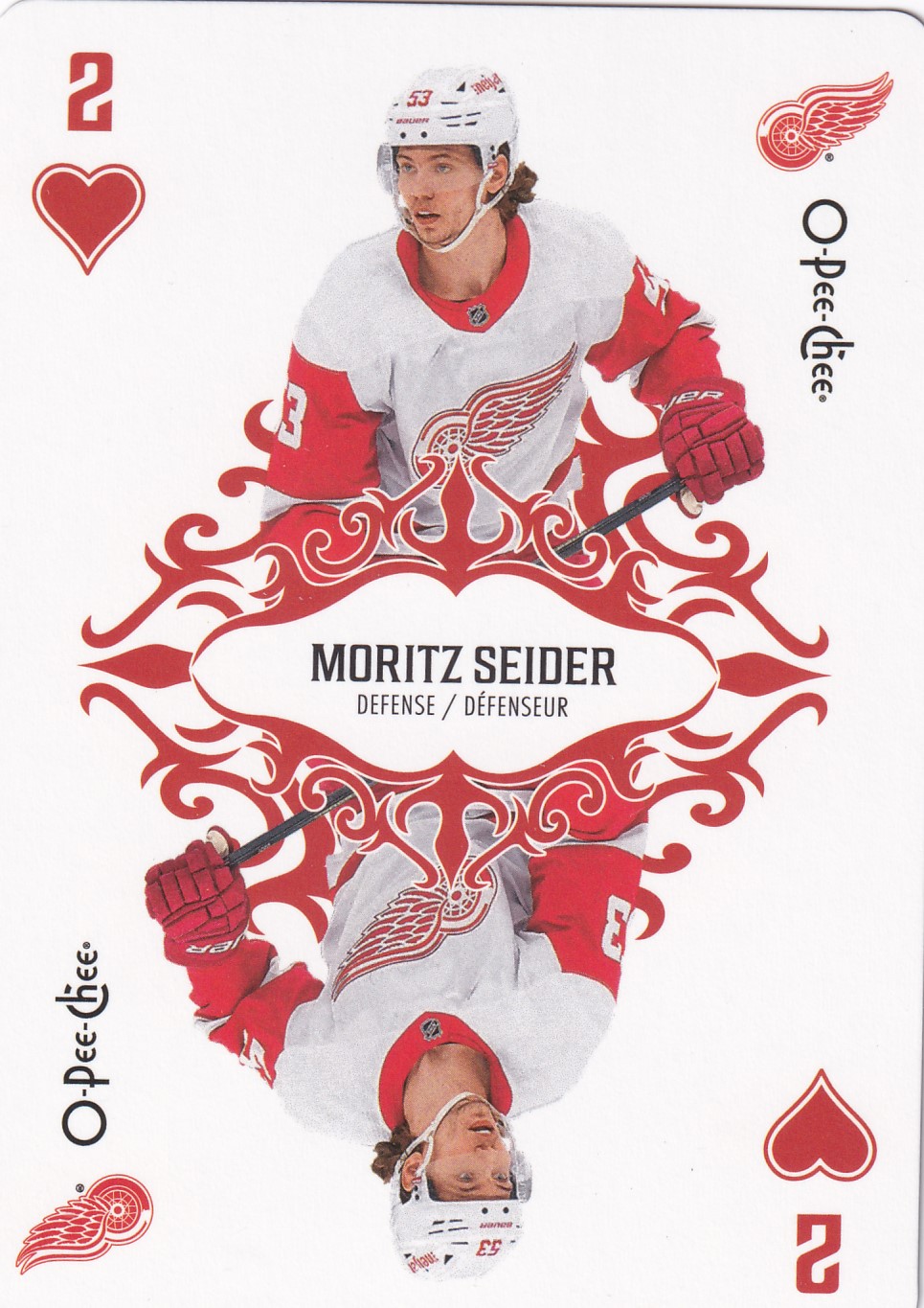 Moritz Seider - 2023/24 O-Pee-Chee Hockey - Playing Cards - #2