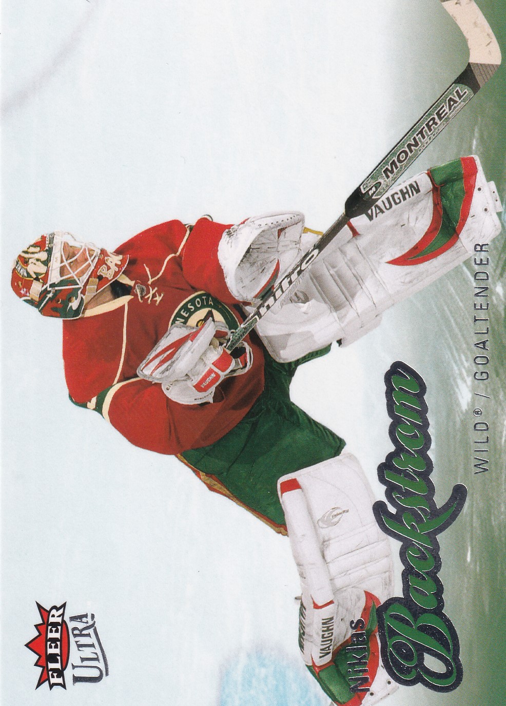 Niklas Backstrom - 2008/09 Fleer Ultra Hockey - #165