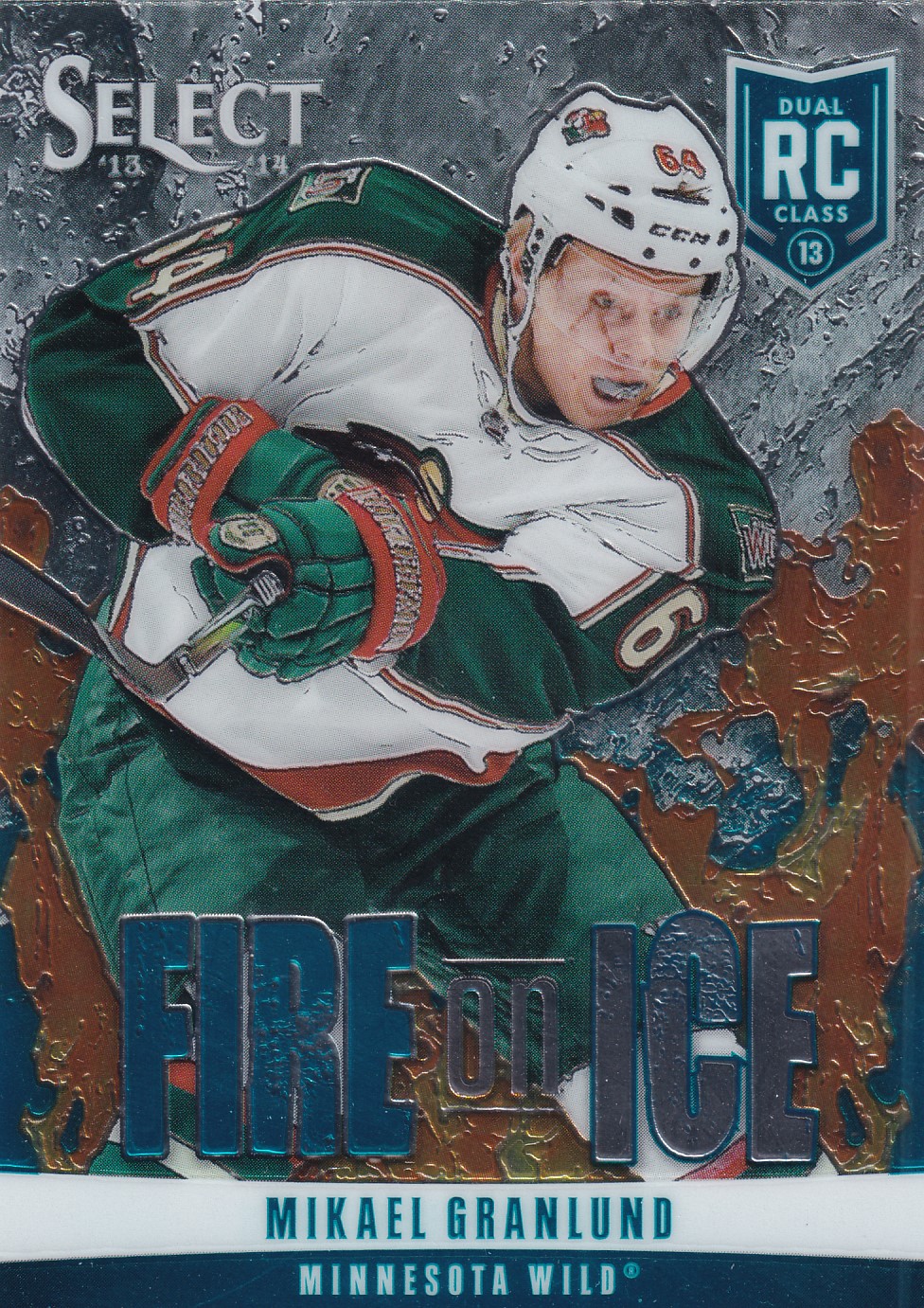 Mikael Granlund - 2013/14 Panini Select Hockey - Fire on Ice - #FR-19