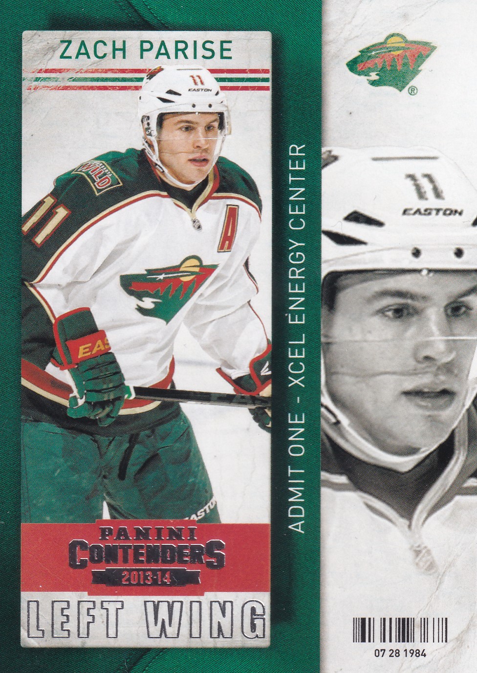 Zach Parise - 2013/14 Panini Contenders - #22