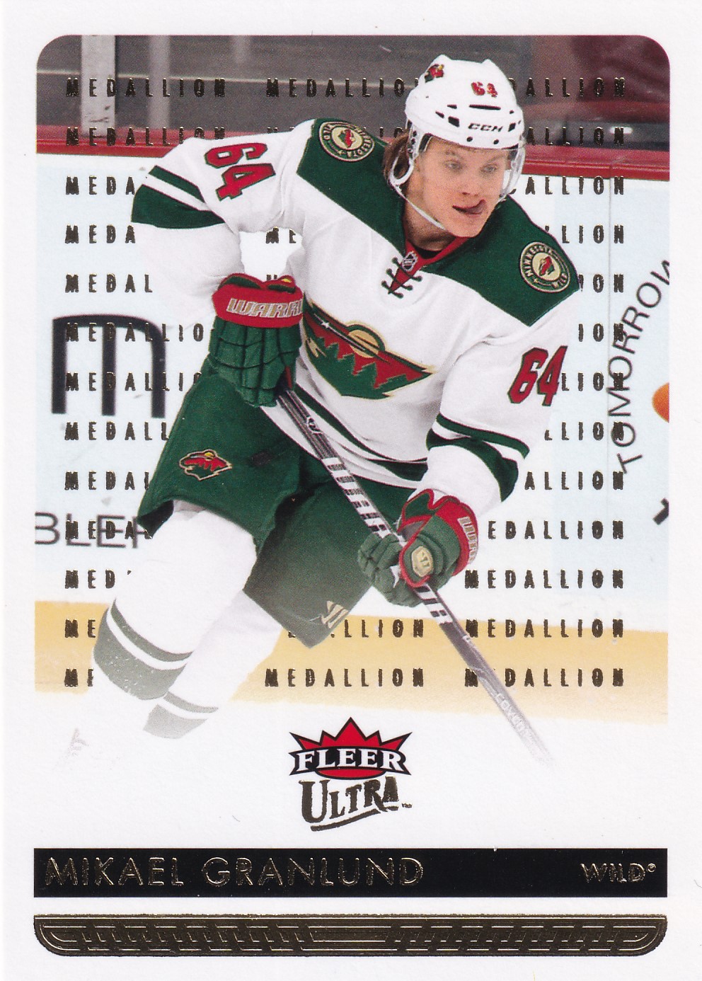 Mikael Granlund - 2014/15 Fleer Ultra Hockey - Gold Medallion - #89