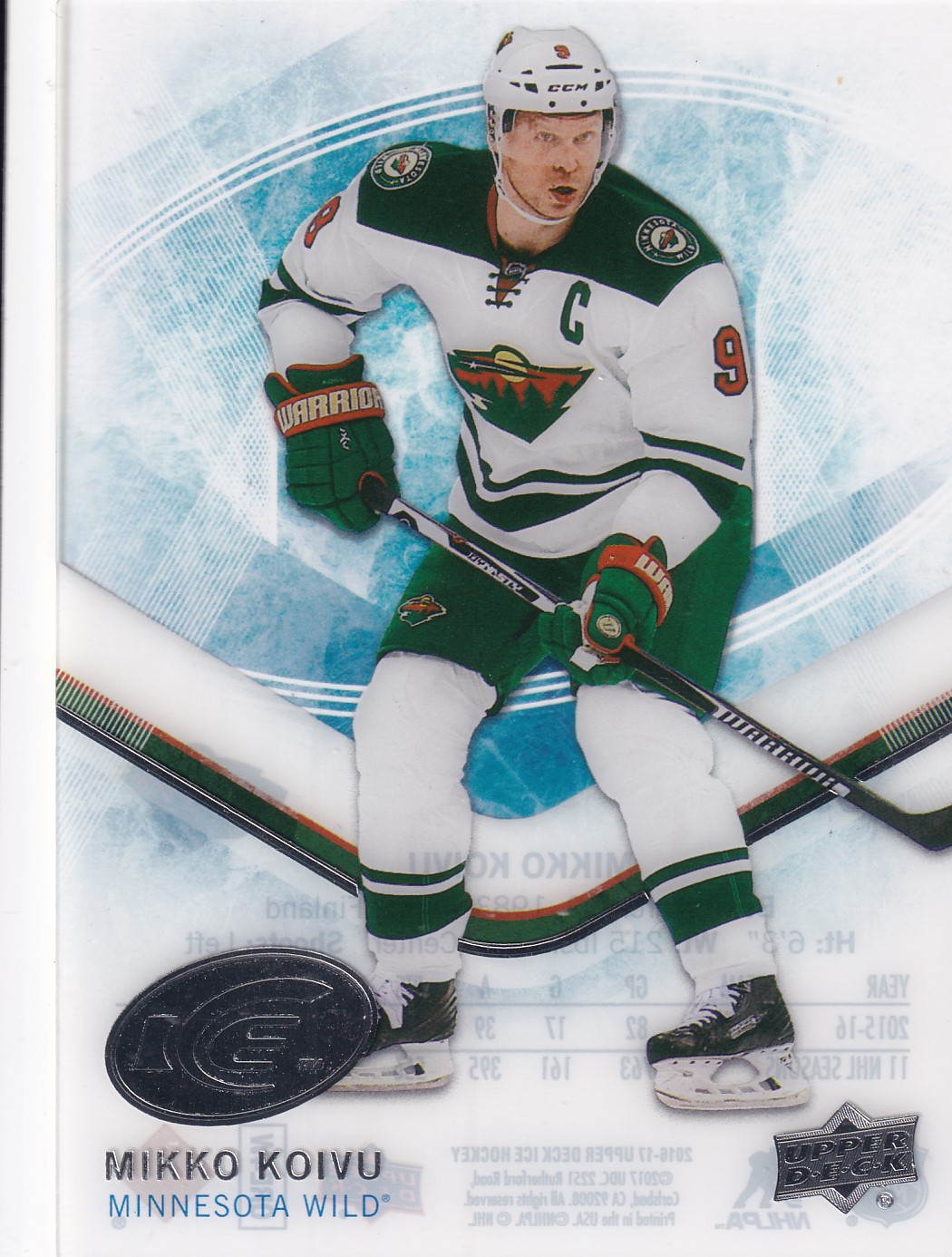 Mikko Koivu - 2016/17 UD Ice Hockey - #65