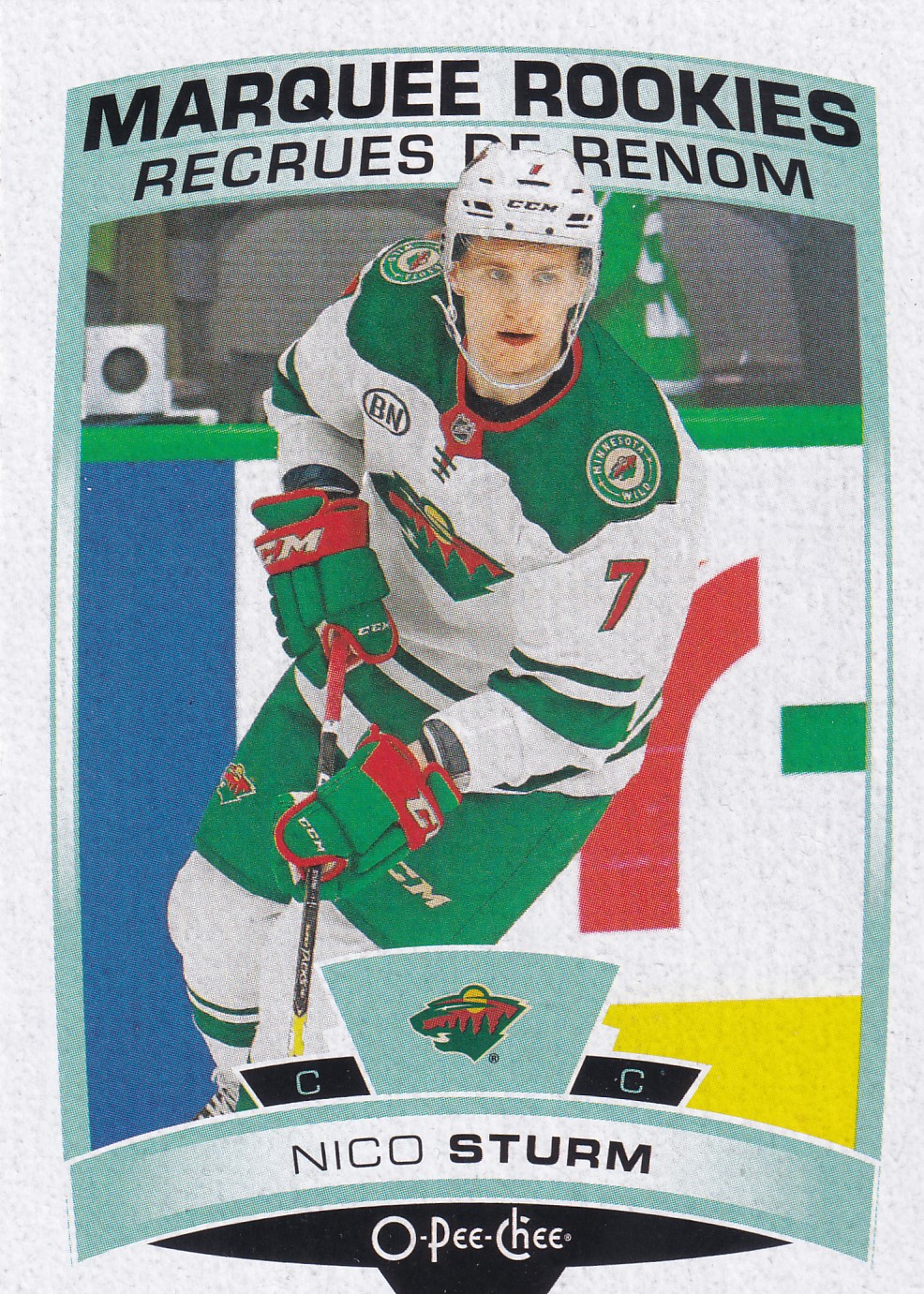 Nico Sturm - 2019/20 O-Pee-Chee Hockey - Marquee Rookies - #510