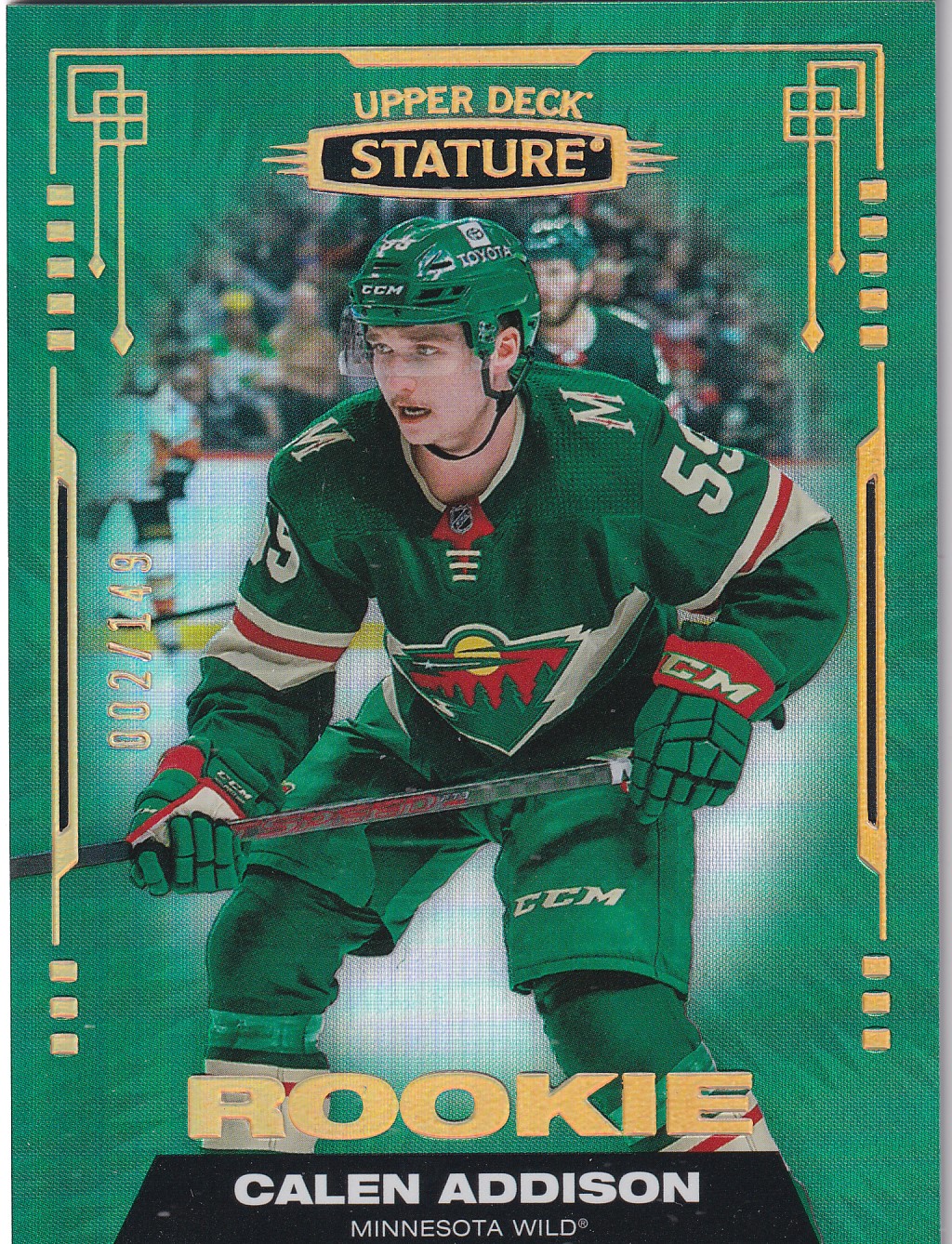 Calen Addison - 2021/22 Stature Hockey - Rookie - #113