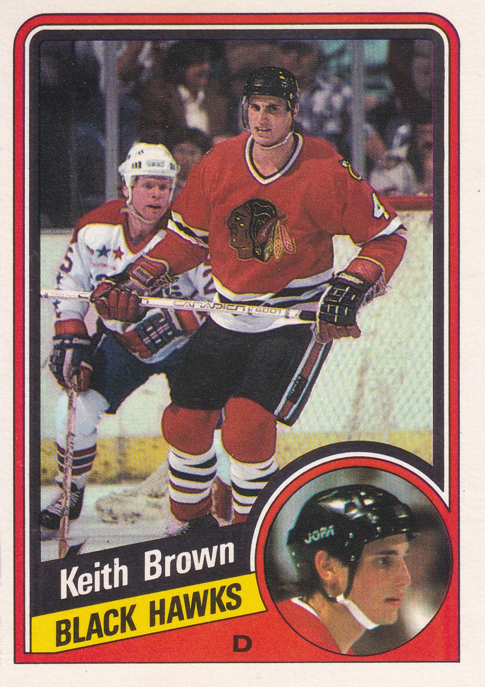 Keith Brown - 1984/85 O-Pee-Chee Hockey - #33