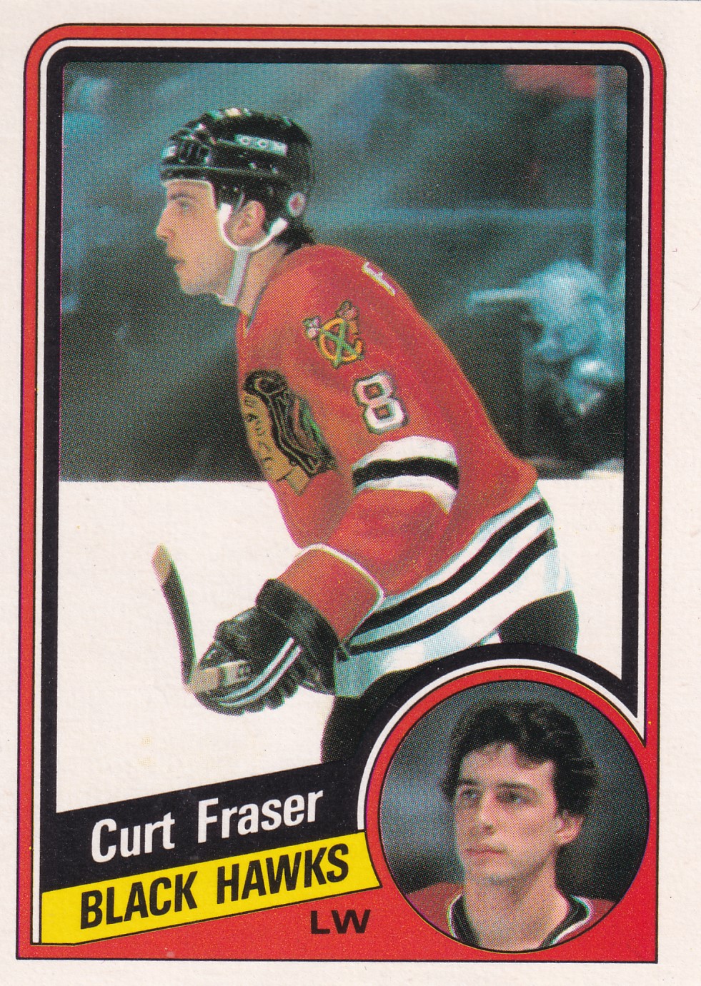 Curt Fraser - 1984/85 O-Pee-Chee Hockey - #34