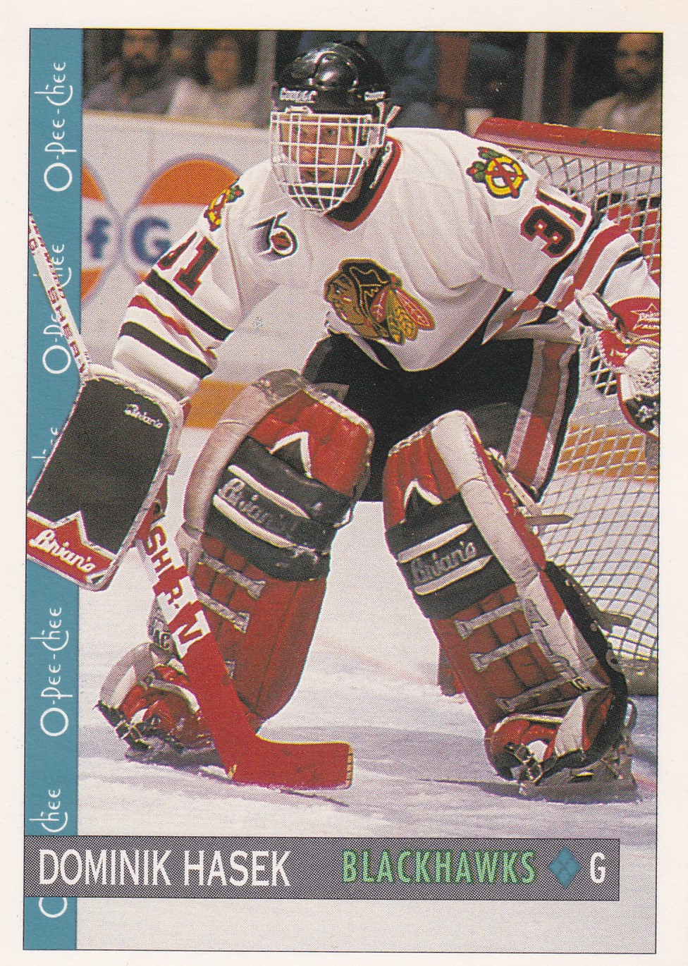 Dominik Hašek - 1992/93 O-Pee-Chee Hockey - #301