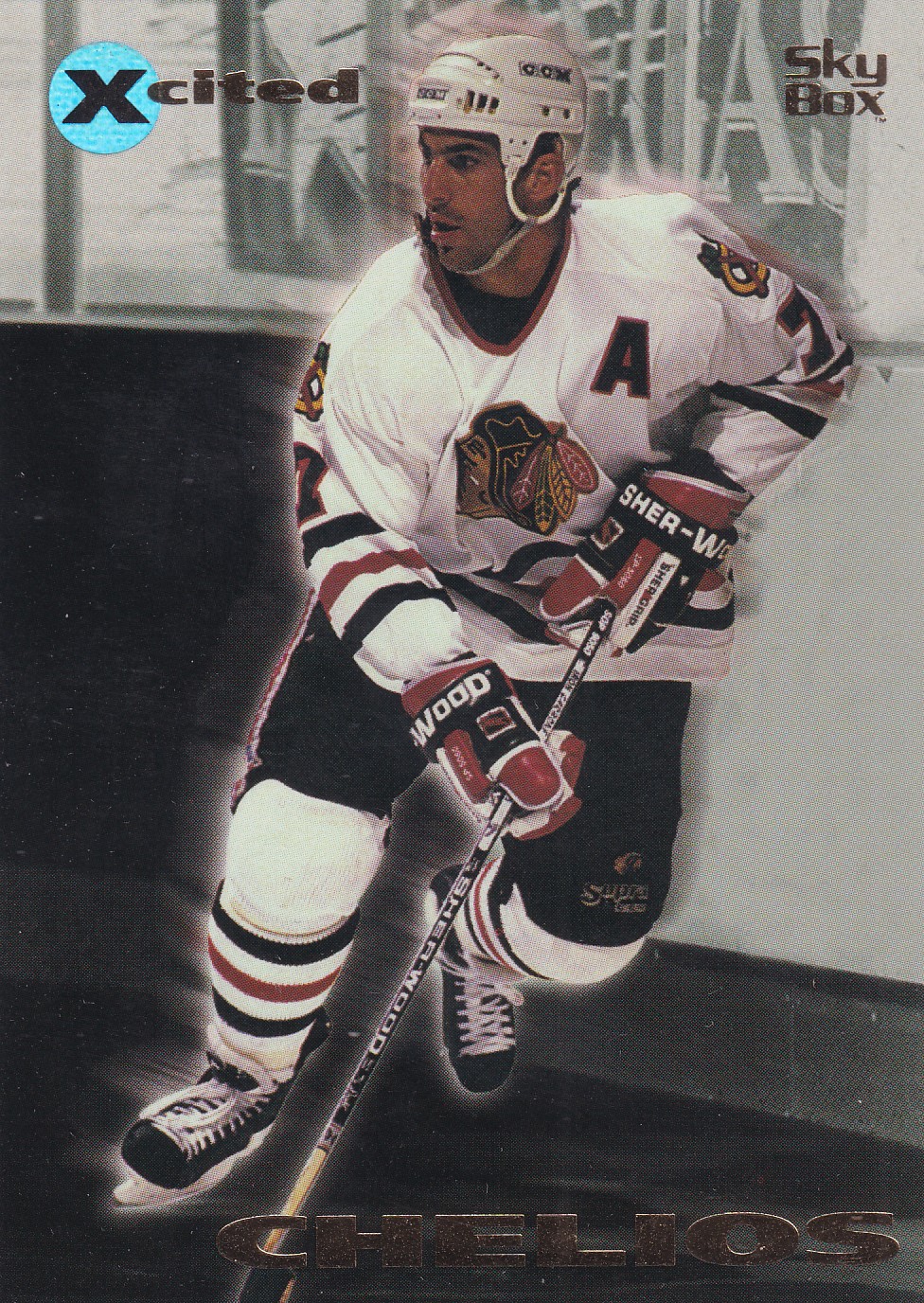 Chris Chelios - 1995/96 SkyBox Emotion - Excited - #20 of 20