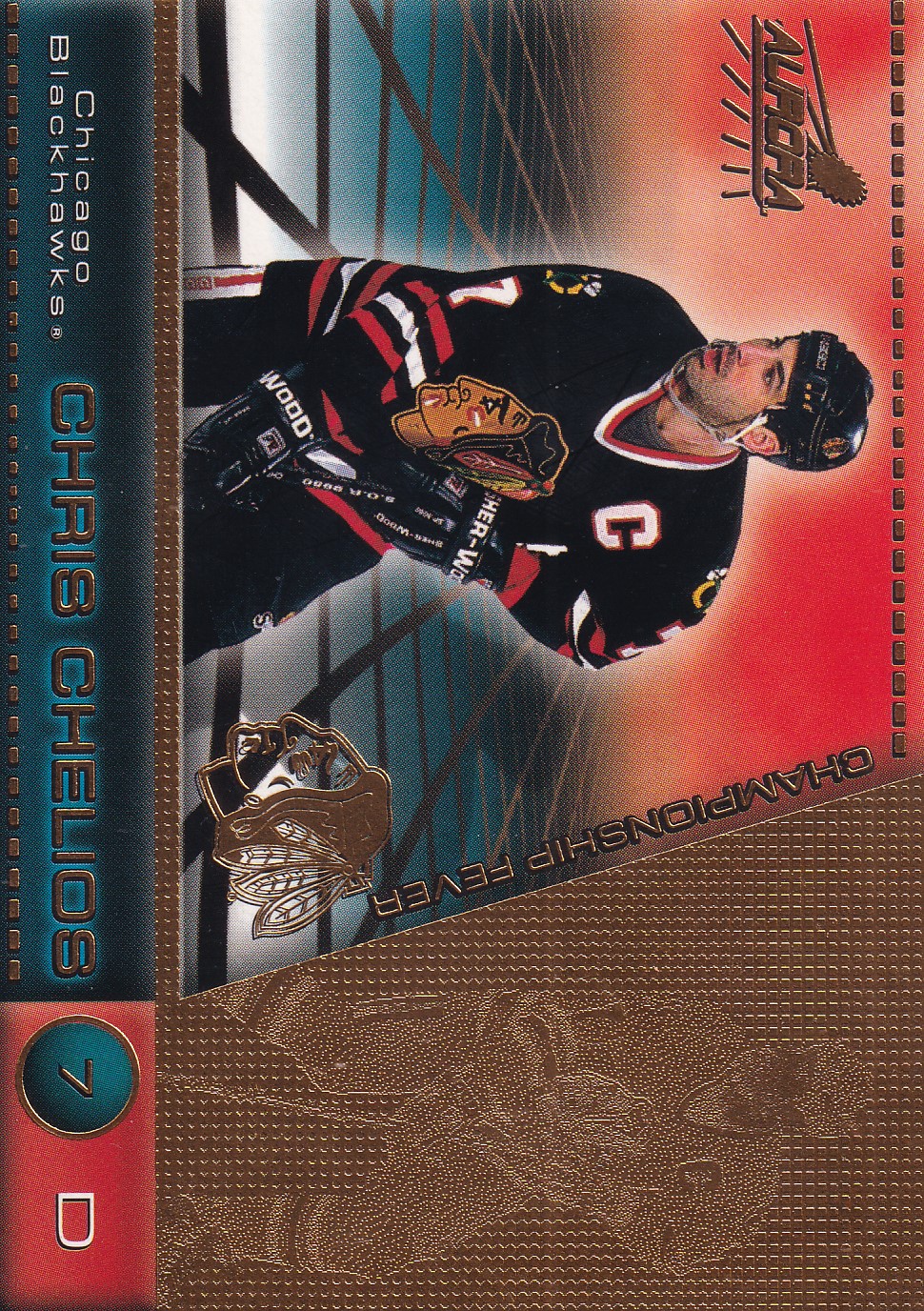 Chris Chelios - 1998/99 Pacific Aurora - Championship Fever - #10