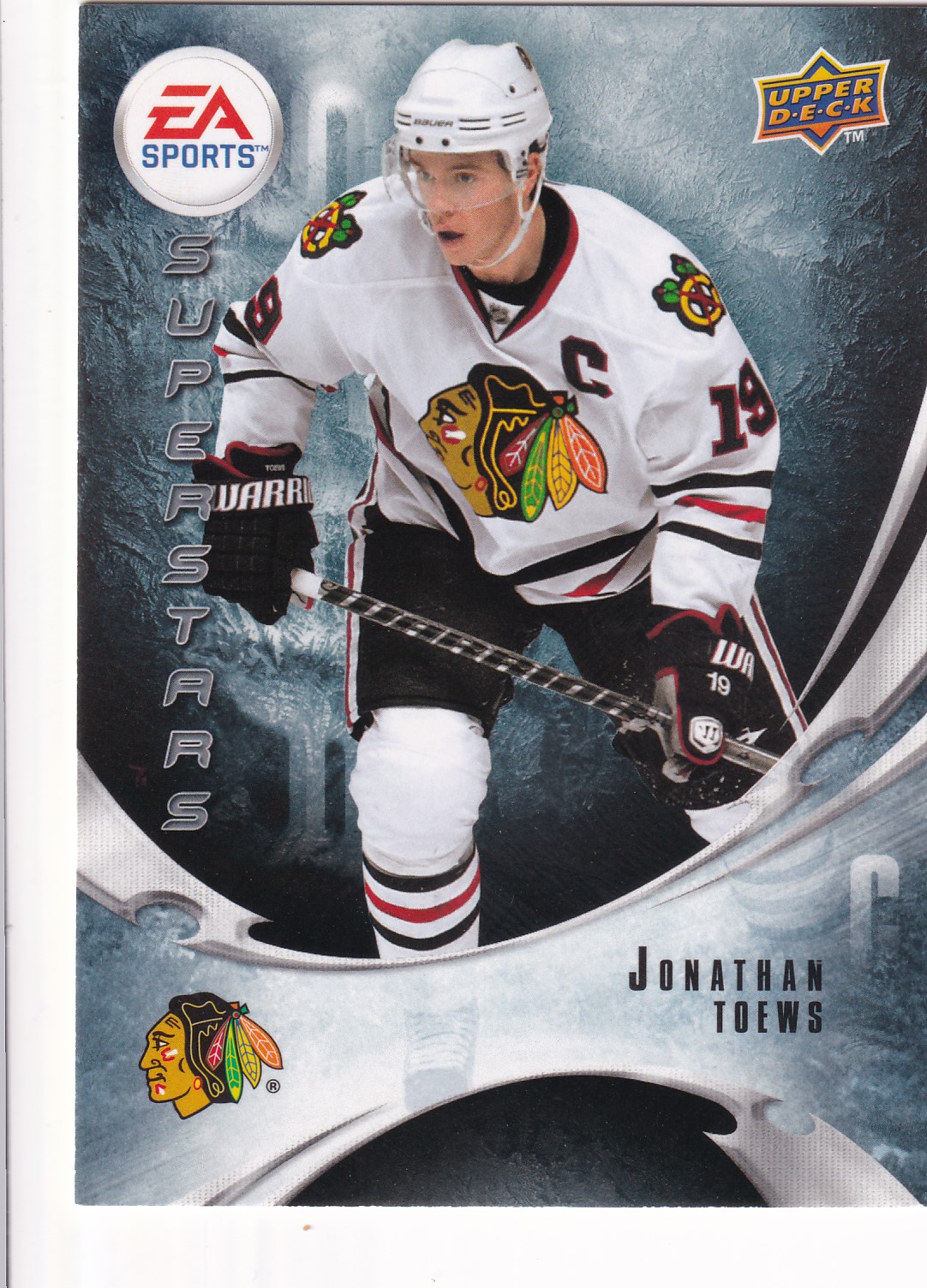 Jonathan Toews - 2010/11 UD Series I. Hockey - Superstars - #EA1