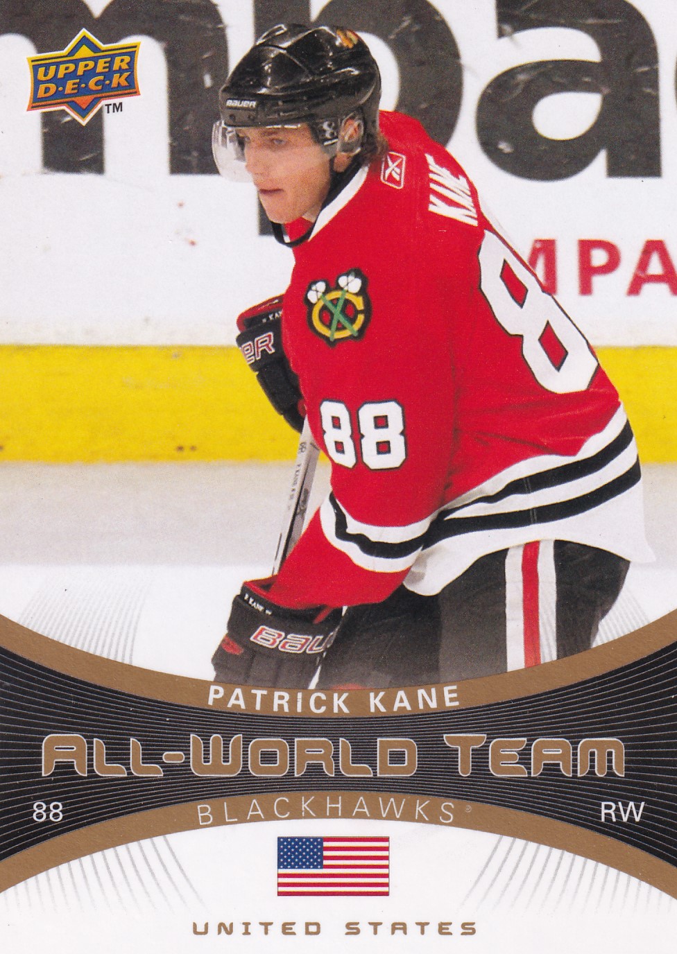 Patrick Kane - 2010/11 UD Series I. Hockey - All-World Team - #AW-1