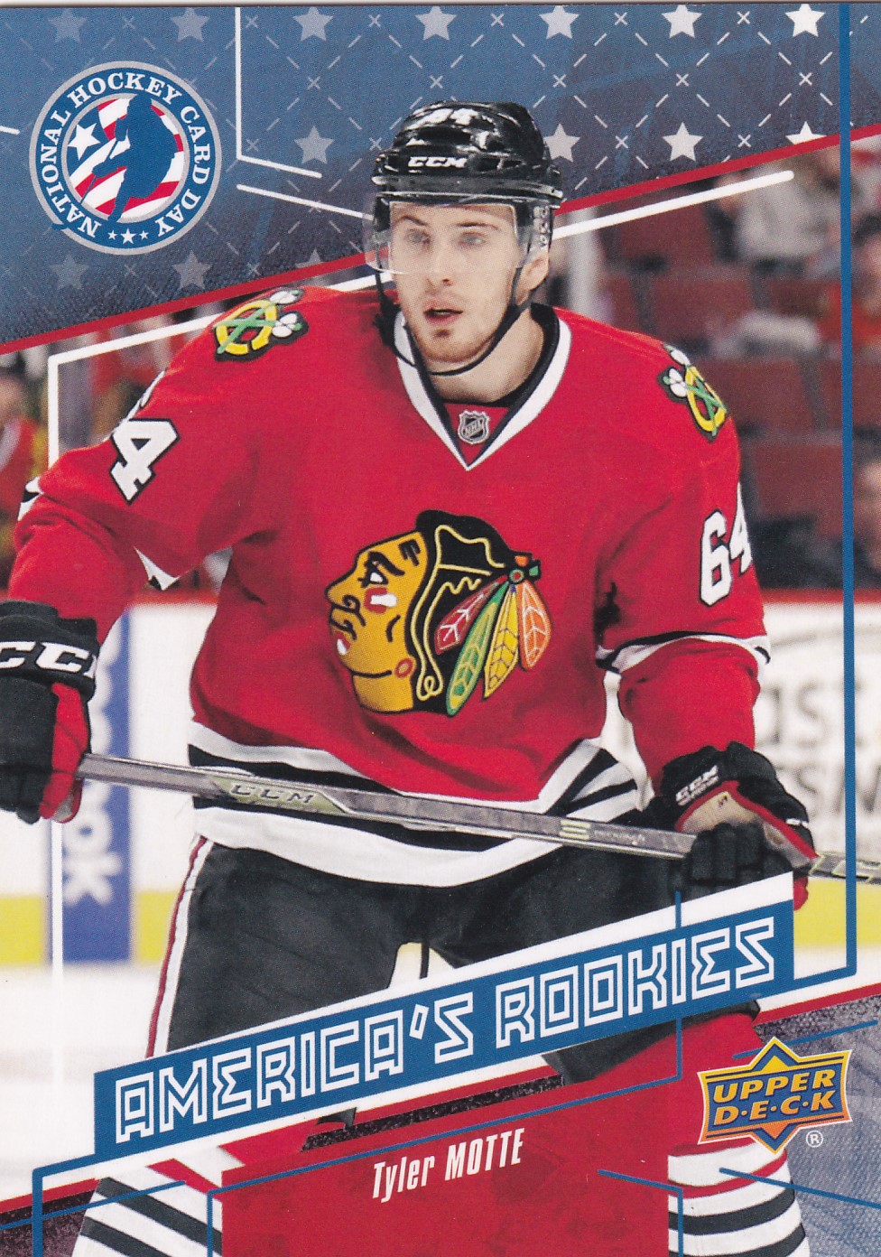 Tyler Motte - 2016/17 National Hockey Card Day - Stars In Stripes - #USA2