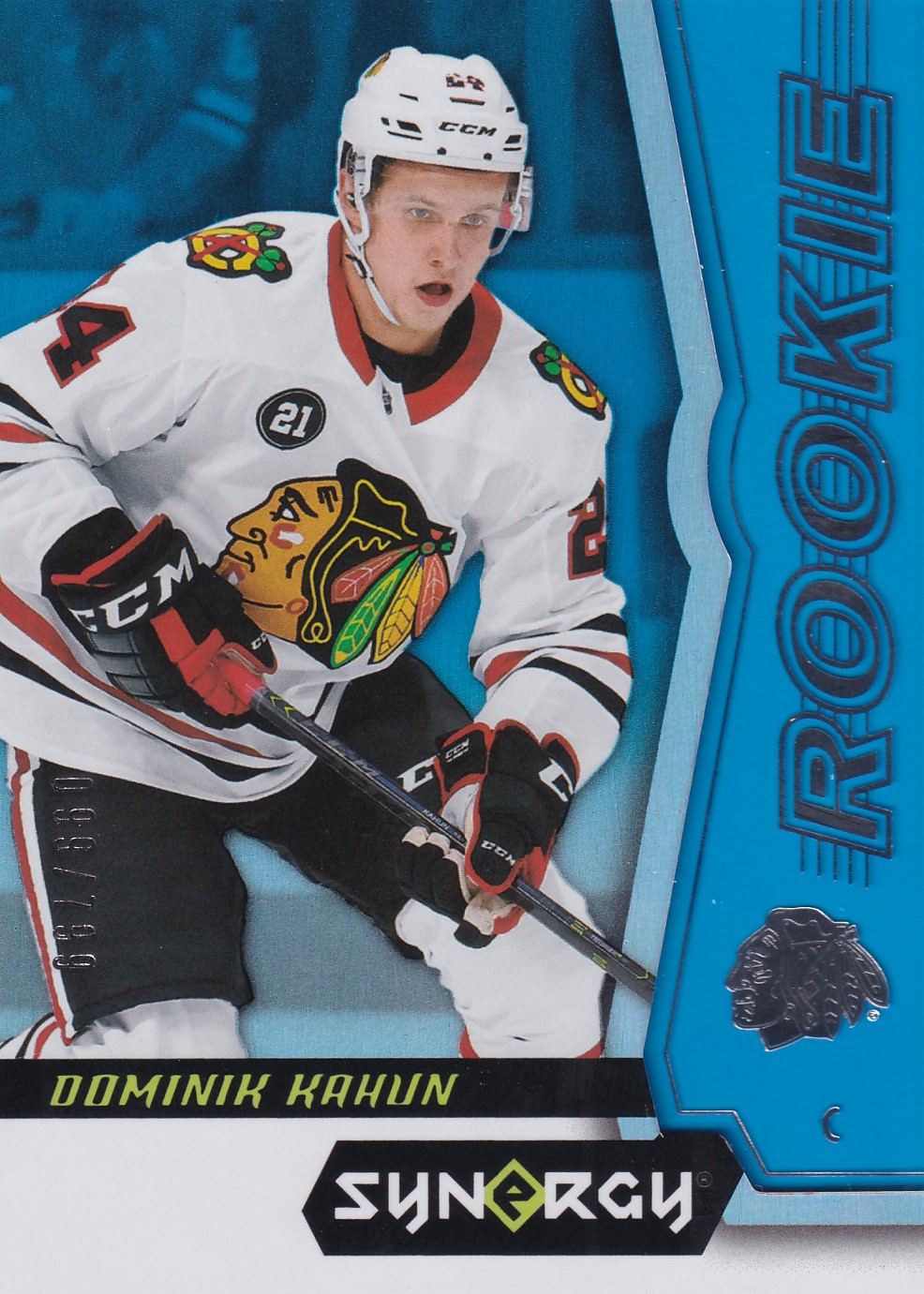 Dominik Kahun - 2018/19 UD Synergy Hockey - Blue - RC - #67
