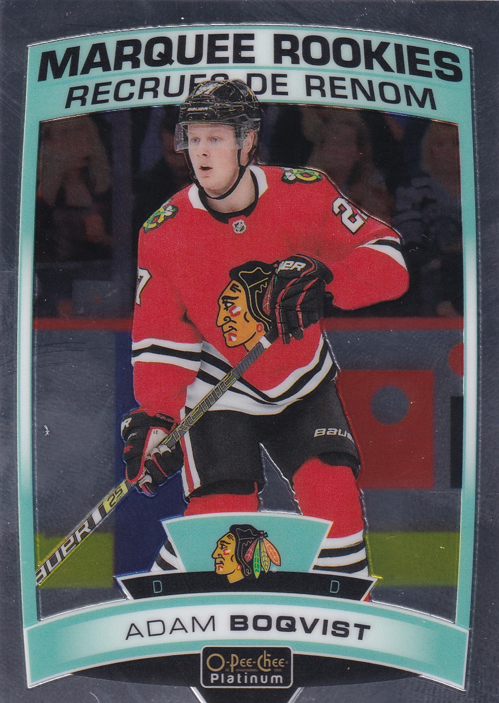 Adam Boqvist - 2019/20 OPC Platinum Hockey - Marquee Rookies - #170