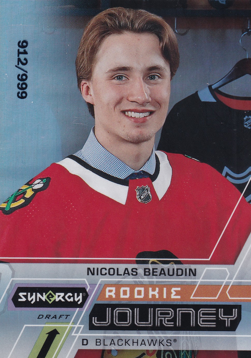 Nicolas Beaudin - 2020/21 UD Synergy Hockey - Rookie Journey /999 - #RJ-NB