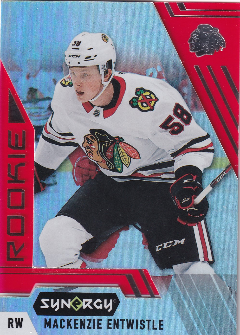 Mackenzie Entwistle - 2020/21 UD Synergy Hockey - Red - RC - #97