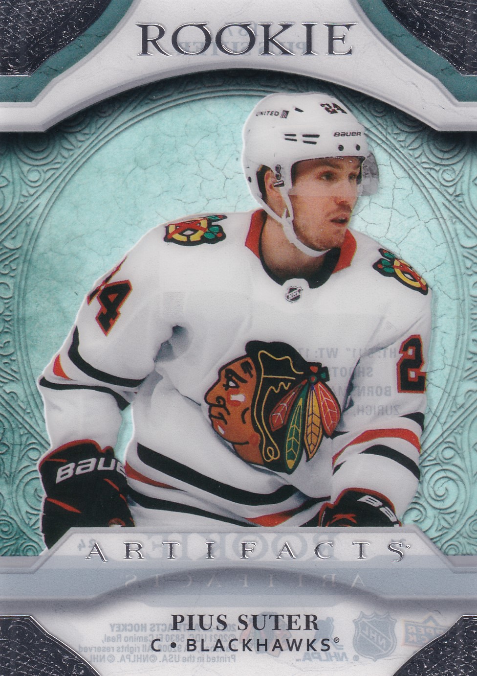 Pius Suter - 2021/22 Artifacts Hockey - Rookie Clear Cut - #187