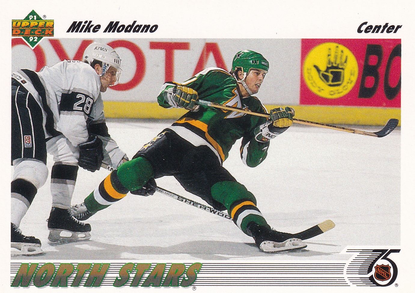 Mike Modano - 1991/92 Upper Deck - #160