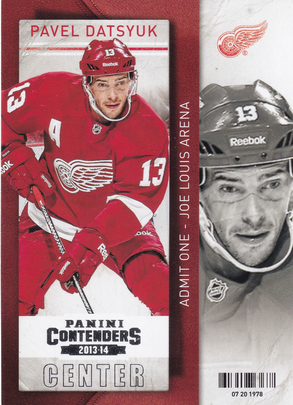 Pavel Datsyuk - 2013/14 Panini Contenders - #45