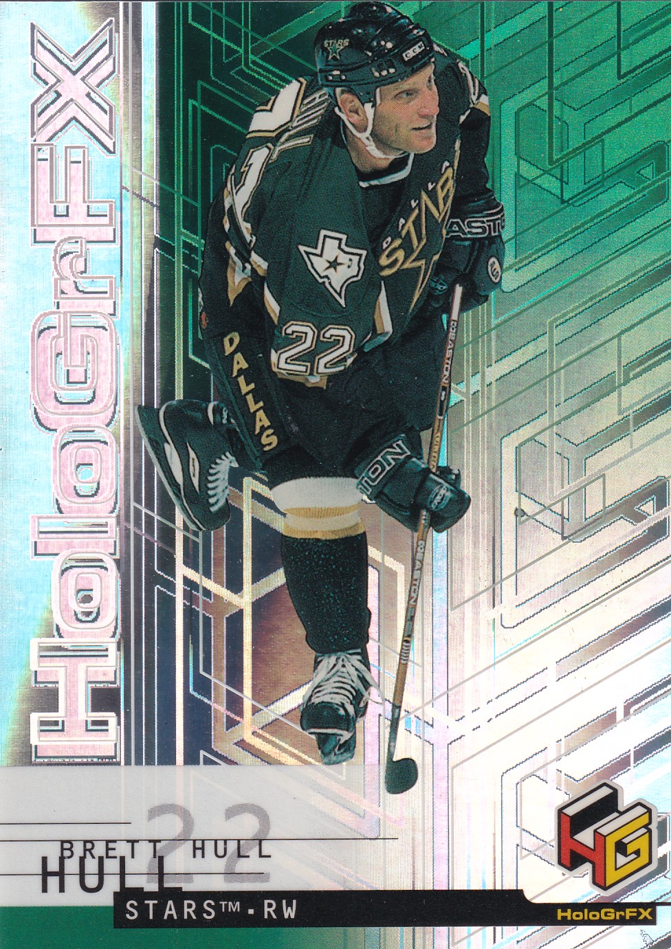 Brett Hull - 1999/00 UD HoloGrFX - #18