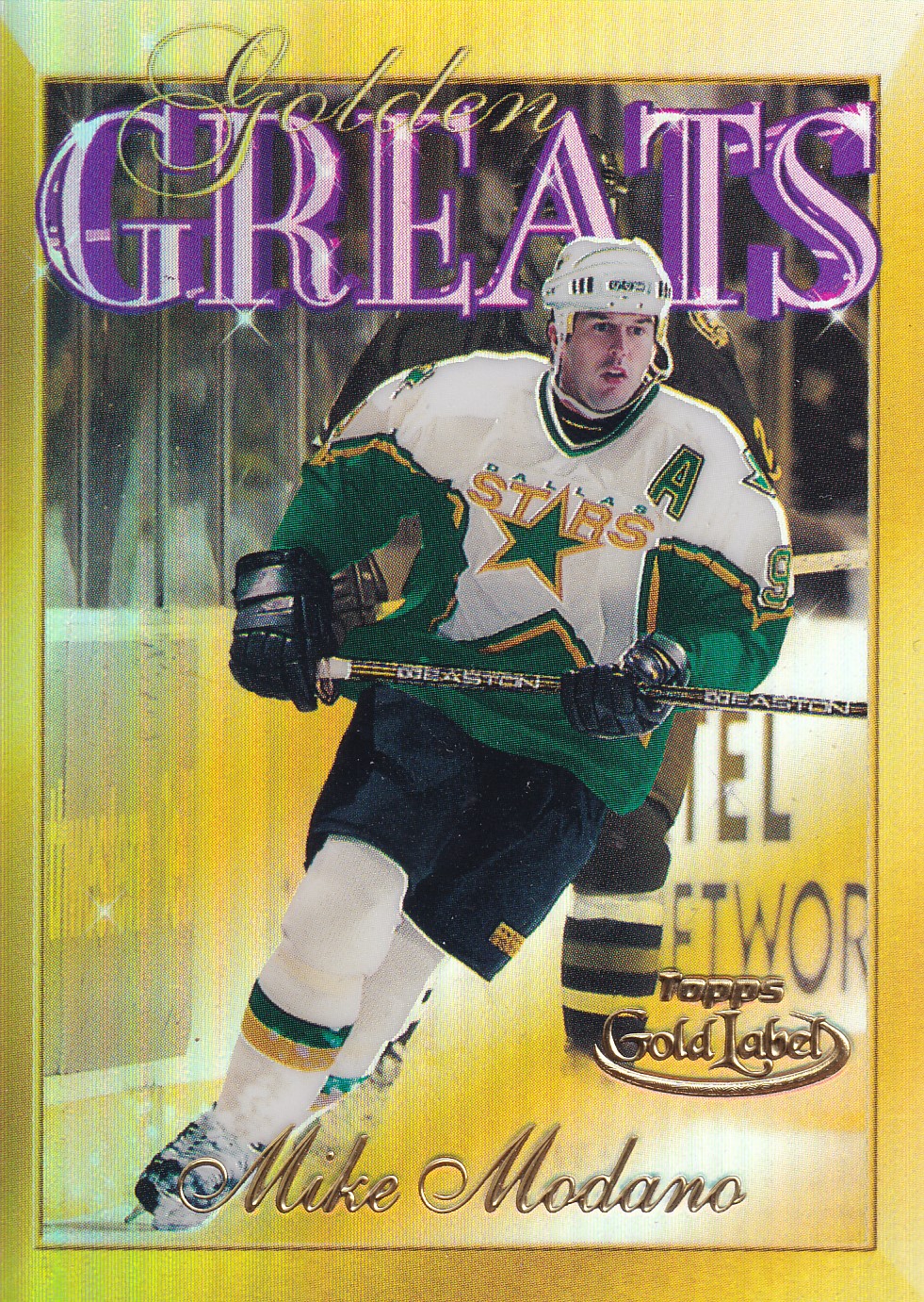Mike Modano - 2000/01 Topps Gold Label - Golden Greats - #GG13