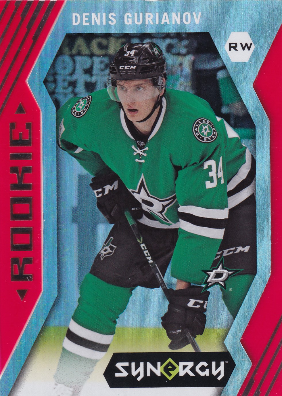 Denis Gurianov - 2017/18 UD Synergy Hockey - Red - RC - #61