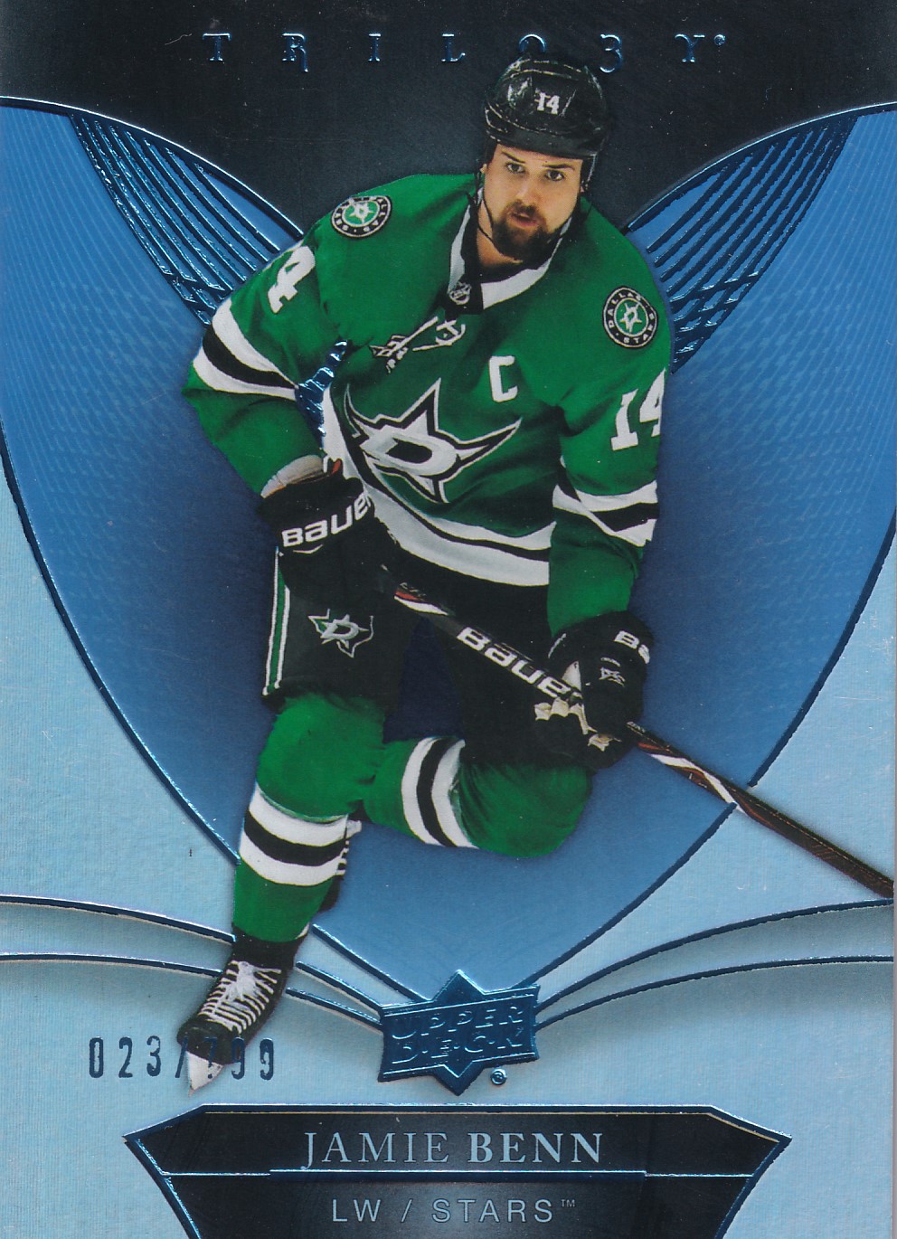 Jamie Benn - 2018/19 Trilogy Hockey - Blue Foil /799 - #21