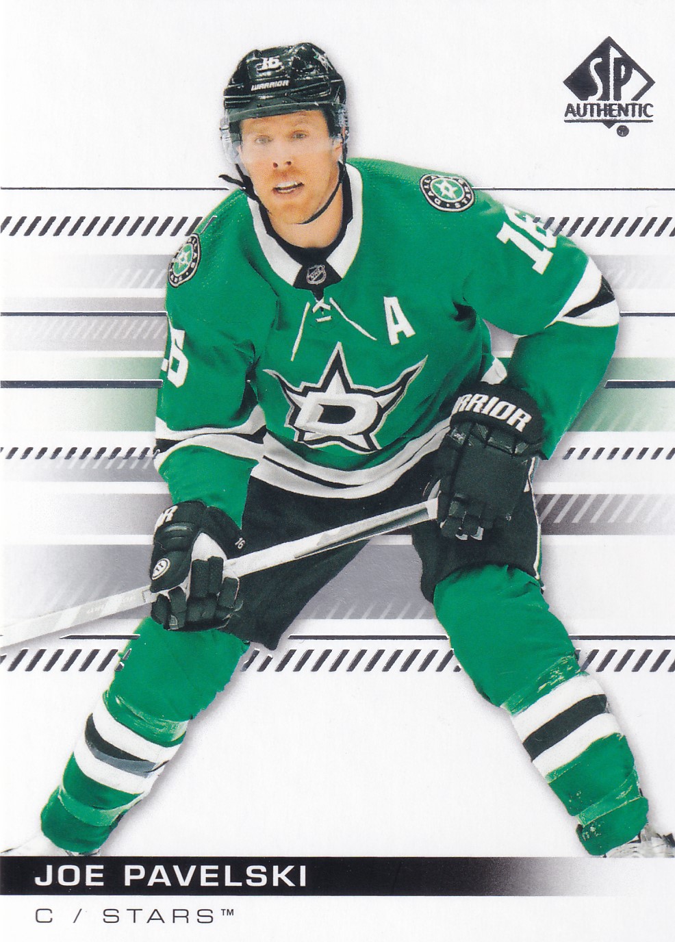 Joe Pavelski - 2019/20 SP Authentic Hockey - #38