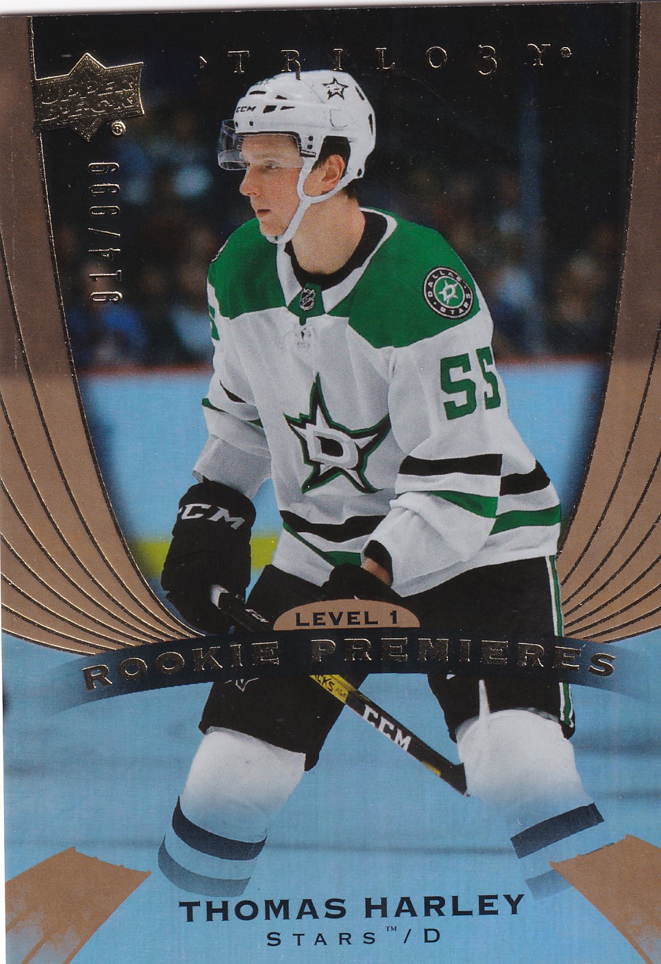 Thomas Harley - 2020/21 Trilogy Hockey - Rookie Premieres /999 - #75